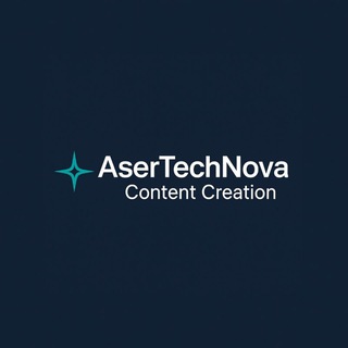 Telegram profile photo for AserTechNova | Content Creation 🌌