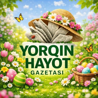 Telegram profile photo for "YORQIN HAYOT" GAZETASI