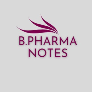 Telegram profile photo for B.Pharma Notes