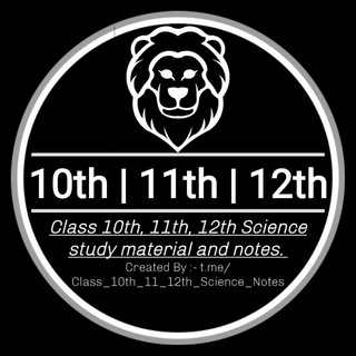 Telegram profile photo for Class 10th 11 12th Science Notes