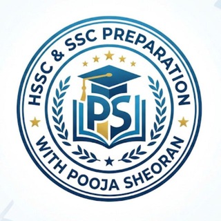 Telegram profile photo for HSSC and SSC preparation with Pooja Sheoran