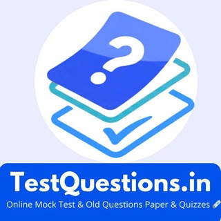 Telegram profile photo for TestQuestions.in