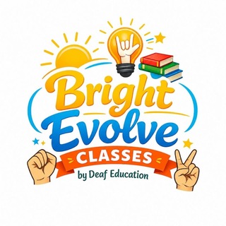 Telegram profile photo for Bright Evolve Classes By Deaf Education