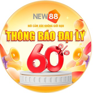 Telegram profile photo for NEW88 THÔNG BÁO ĐẠI LÝ 60%