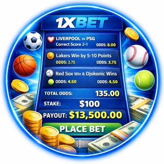 Telegram profile photo for Slip 1xbet