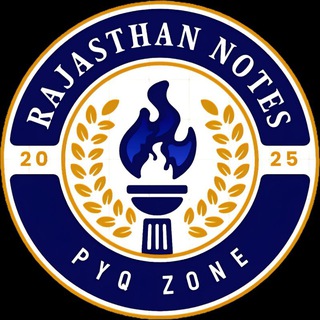 Telegram profile photo for RAJASTHAN NOTES PYQ ZONE