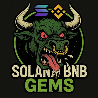 Telegram profile photo for SOLANA+BNB GEMS