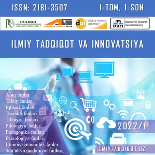 Telegram profile photo for ILMIY TADQIQOT VA INNOVATSIYA