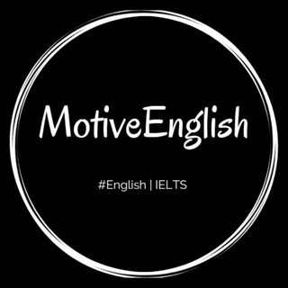 Telegram profile photo for #MotiveEnglish | IELTS