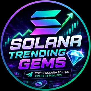 Telegram profile photo for Solana Trending Gemsπ