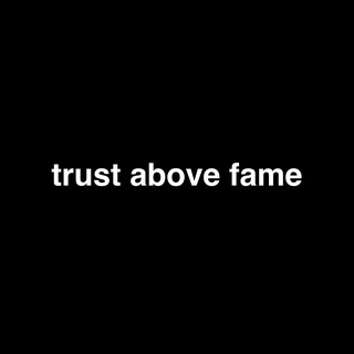 Telegram profile photo for trust above fame