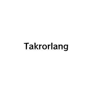 Telegram profile photo for Takrorlang