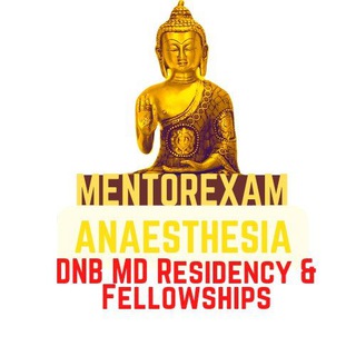 Telegram profile photo for ANAESTHESIA MD/DNB Residency & Fellowships