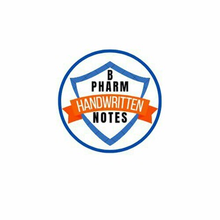 Telegram profile photo for B.PHARM HANDWRITTEN NOTES