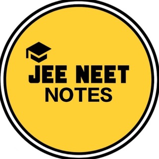 Telegram profile photo for JEE/NEET/MHT-CET NOTES🗒️✍️