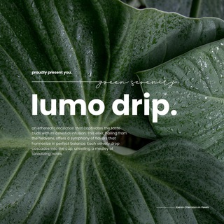 Telegram profile photo for 🍃 lumo drip : reconstruction