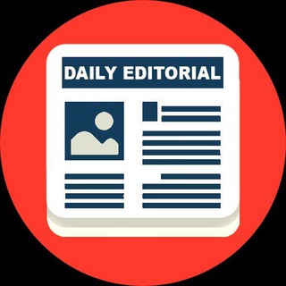 Telegram profile photo for Daily Editorials & Articles for CAT MBA Preparation.