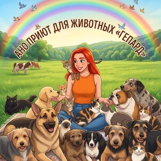 Telegram profile photo for АНО Приют для животных «ГЕПАРД» 🐶 🐈⬛