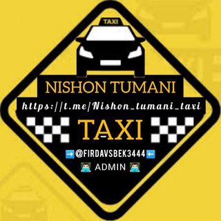 Telegram group profile photo for NISHON TUMANI TAKSI XIZMATLARI🚕