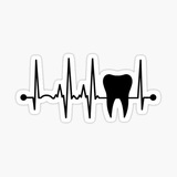 Telegram profile photo for dental quiz🦷