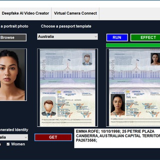 Telegram profile photo for OnlyFake - AI KYC
