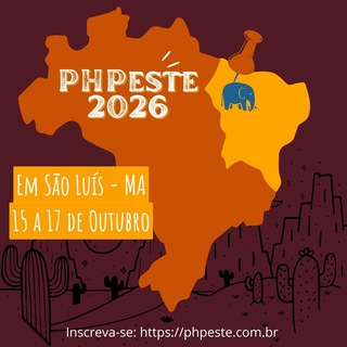 Telegram group profile photo for PHPeste - 2026 (São Luís - MA)