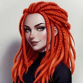 Telegram profile photo for Hair Modification 🤍 авторская студия брейдинга. Дреды. Косы.