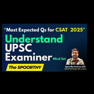 Telegram profile photo for The SPOORTHY CSAT