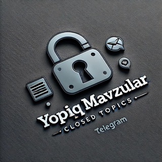 Telegram profile photo for Yopiq Mavzular