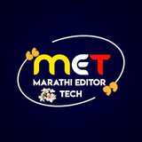 Telegram profile photo for MARATHI EDITOR TECH