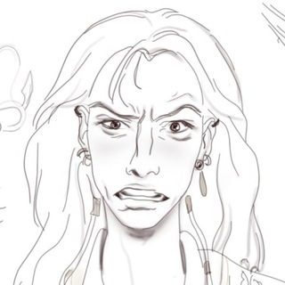 Telegram profile photo for white woman jumpscare