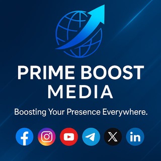 Telegram profile photo for Prime Boost Media