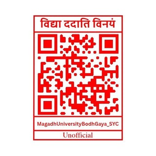 Telegram profile photo for Magadh University BodhGaya By SYC