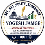 Telegram profile photo for SET, NET POLITICAL SCIENCE & ECONOMICS