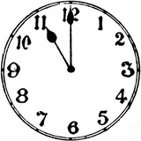 Telegram profile photo for clock
