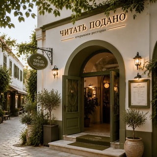 Telegram group profile photo for "Читать подано: открываем ресторан"