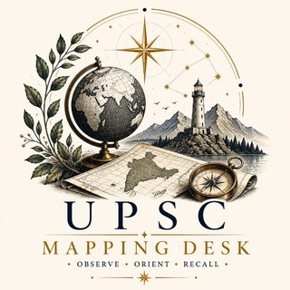 Telegram profile photo for UPSC Mapping Desk