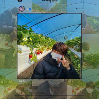 Telegram profile photo for My Kapten Stroberi, KIM SEOKJIN🙋♀🍓❤️