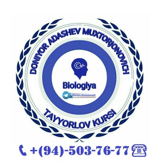 Telegram profile photo for Namanganda Biologiya