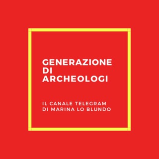 Telegram profile photo for Generazione di archeologi 🏛🏺