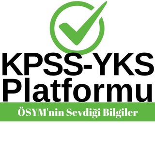 Telegram profile photo for ÖSYM'nin Sevdiği Bilgiler KPSS - MEB AGS - YKS