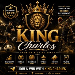 Telegram profile photo for π«
π π€΄ KING Charles WINNING CODES ππͺ©ππ₯π₯π₯