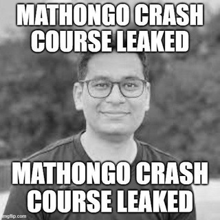 Telegram profile photo for Mathongo 2025 JEE MAINS CRASH COURSE