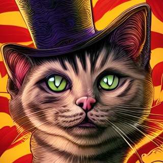 Telegram profile photo for Top Hat Cat
