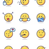 Telegram profile photo for 表情包大全|表情|贴纸(emoji hub)😁😂😏☺️