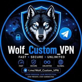 Telegram profile photo for Wolf Custom VPN πΊ Channel