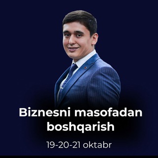 Telegram profile photo for | Biznesni masofadan boshqarish