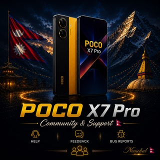 Telegram group profile photo for POCO X7 Pro | Community & Support 🇳🇵