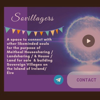 Telegram group profile photo for @ Sovillagers 🌸SovereignVillages • cherishing each moment we are alive - 🌳 co-building spaces for ComeUnity