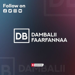 Telegram profile photo for Dambalii Faarffannaa መዝሙር 🎸✝️